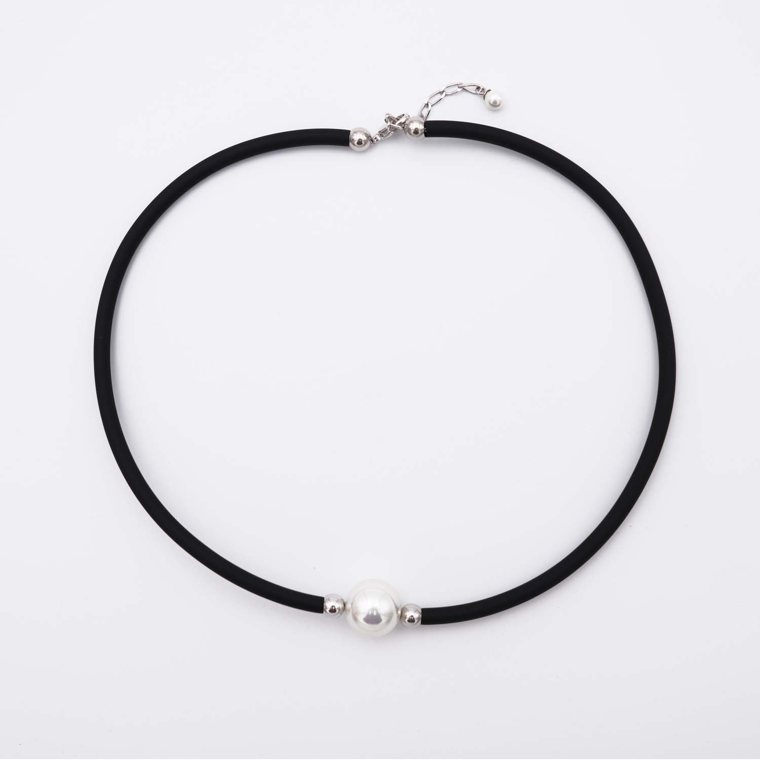 Collier en Perles de Majorque - 14 mm - Long. 41 à 45 cm - Image 5