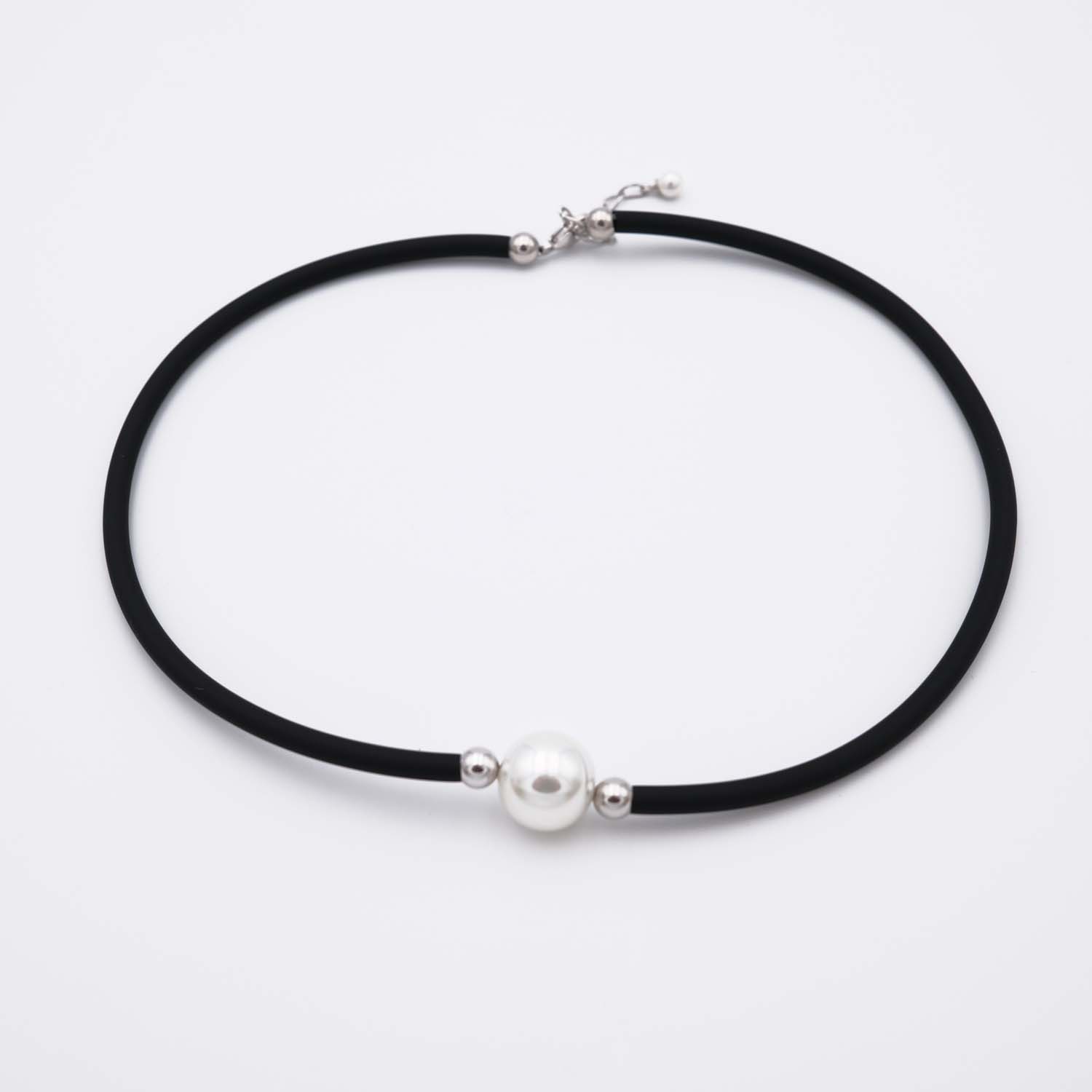 Collier en Perles de Majorque - 14 mm - Long. 41 à 45 cm - Image 4