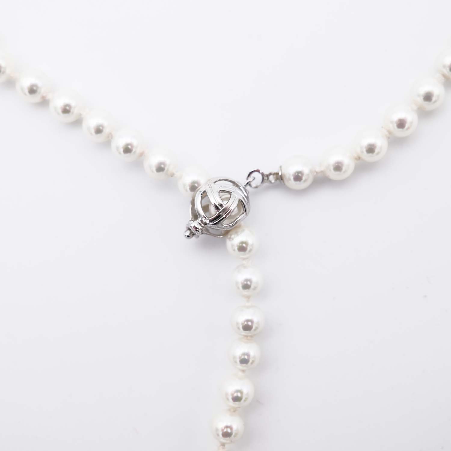 Collier en Perles de Majorque - 5 mm - Long. 50 cm ajustable - Image 5