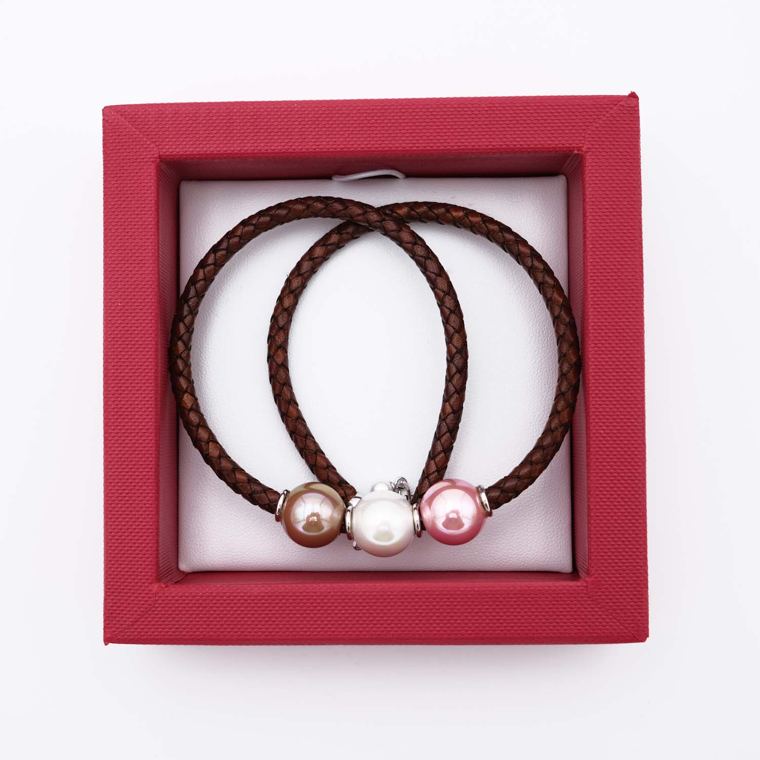 Collier en Perles de Majorque - 14 mm - Long. 41 à 45 cm - Image 6