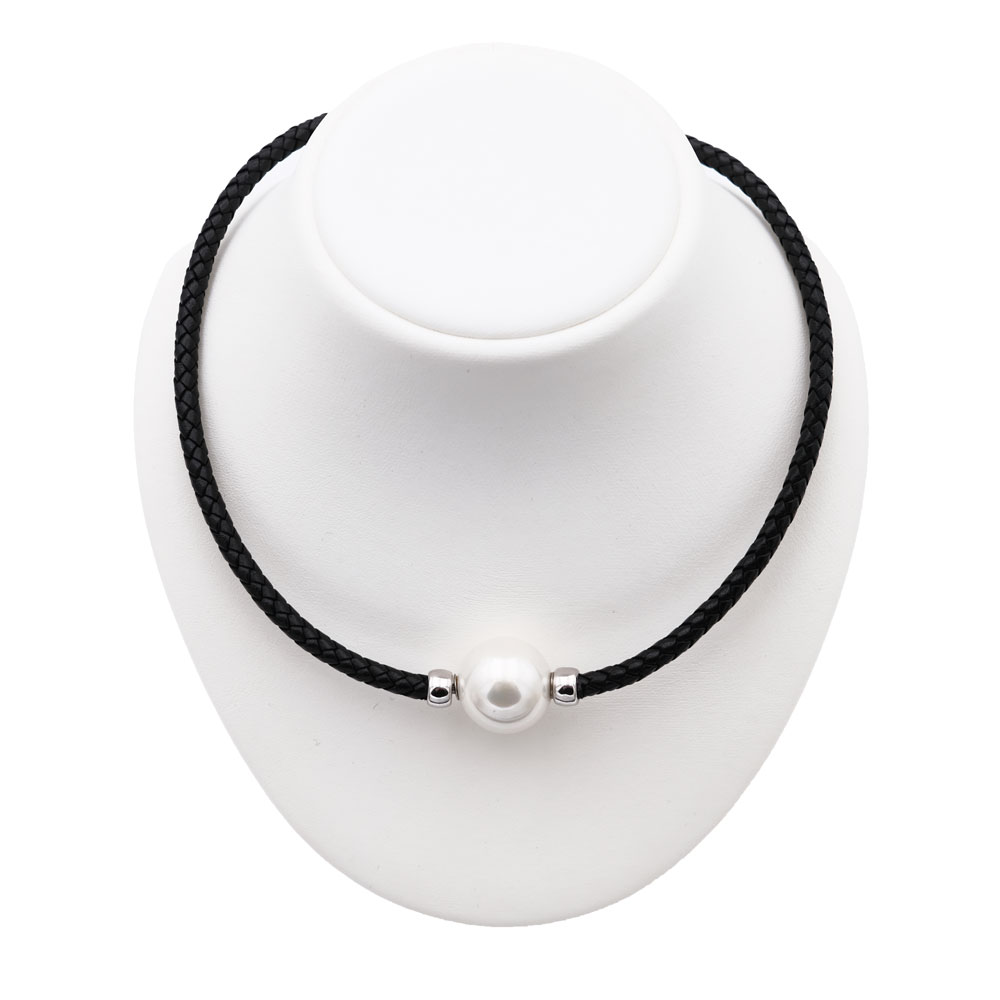 Collier en Perles de Majorque - 20 mm - Long. 41 à 45 cm