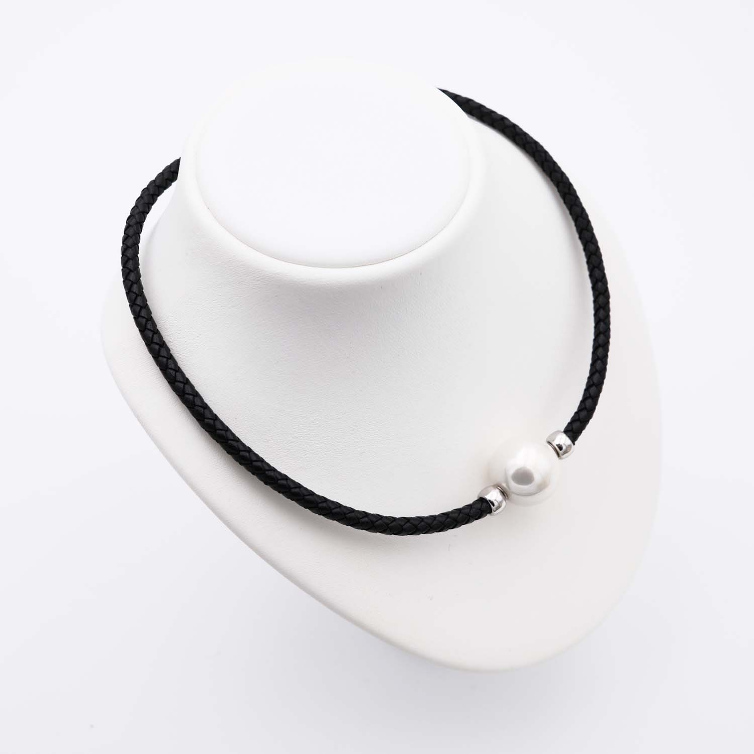 Collier en Perles de Majorque - 20 mm - Long. 41 à 45 cm - Image 3