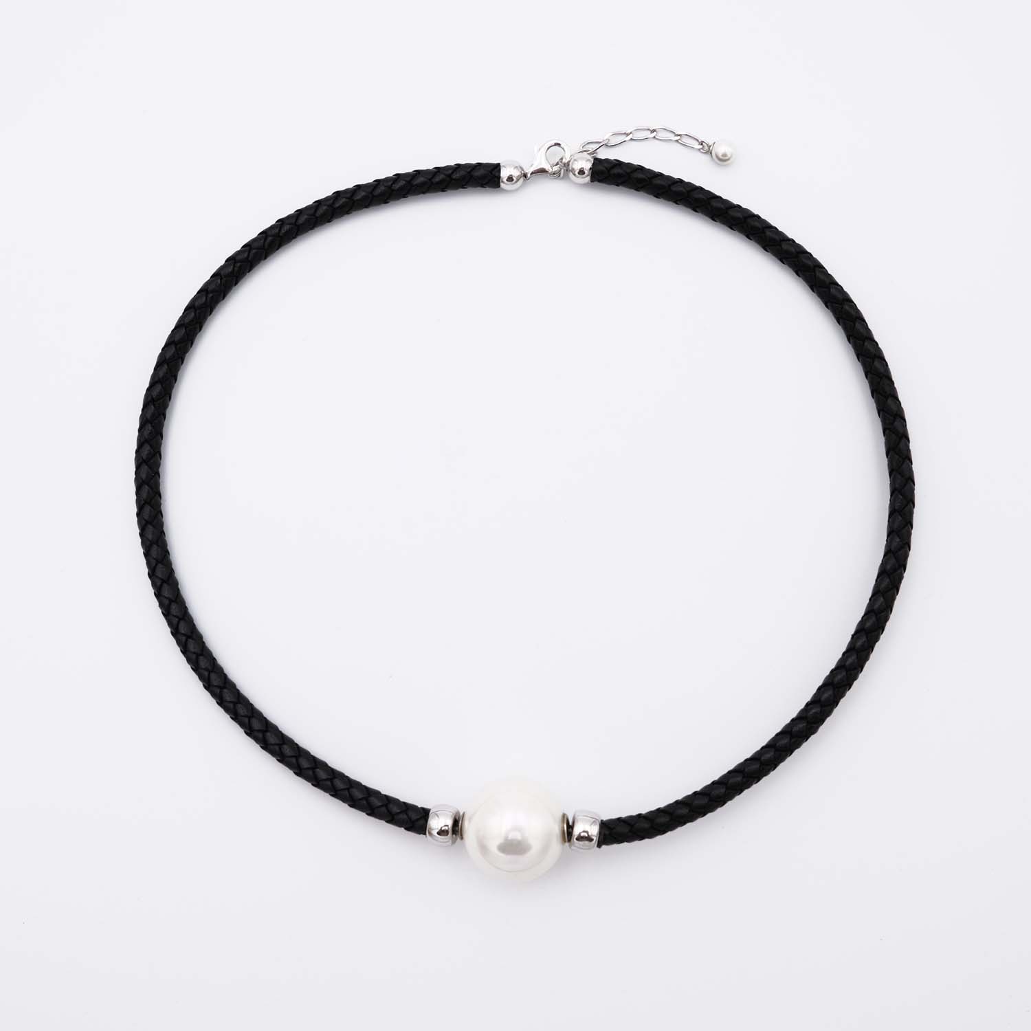 Collier en Perles de Majorque - 20 mm - Long. 41 à 45 cm - Image 2