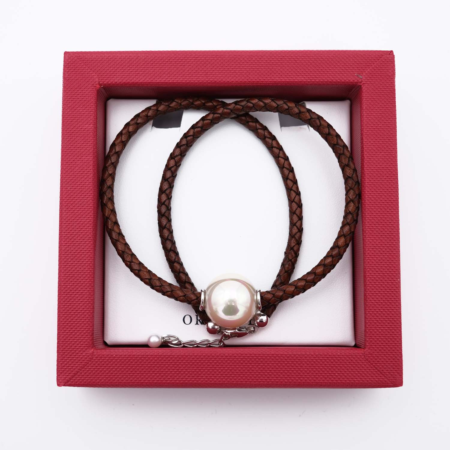 Collier en Perles de Majorque - 18 mm - Long. 41 à 45 cm - Image 6