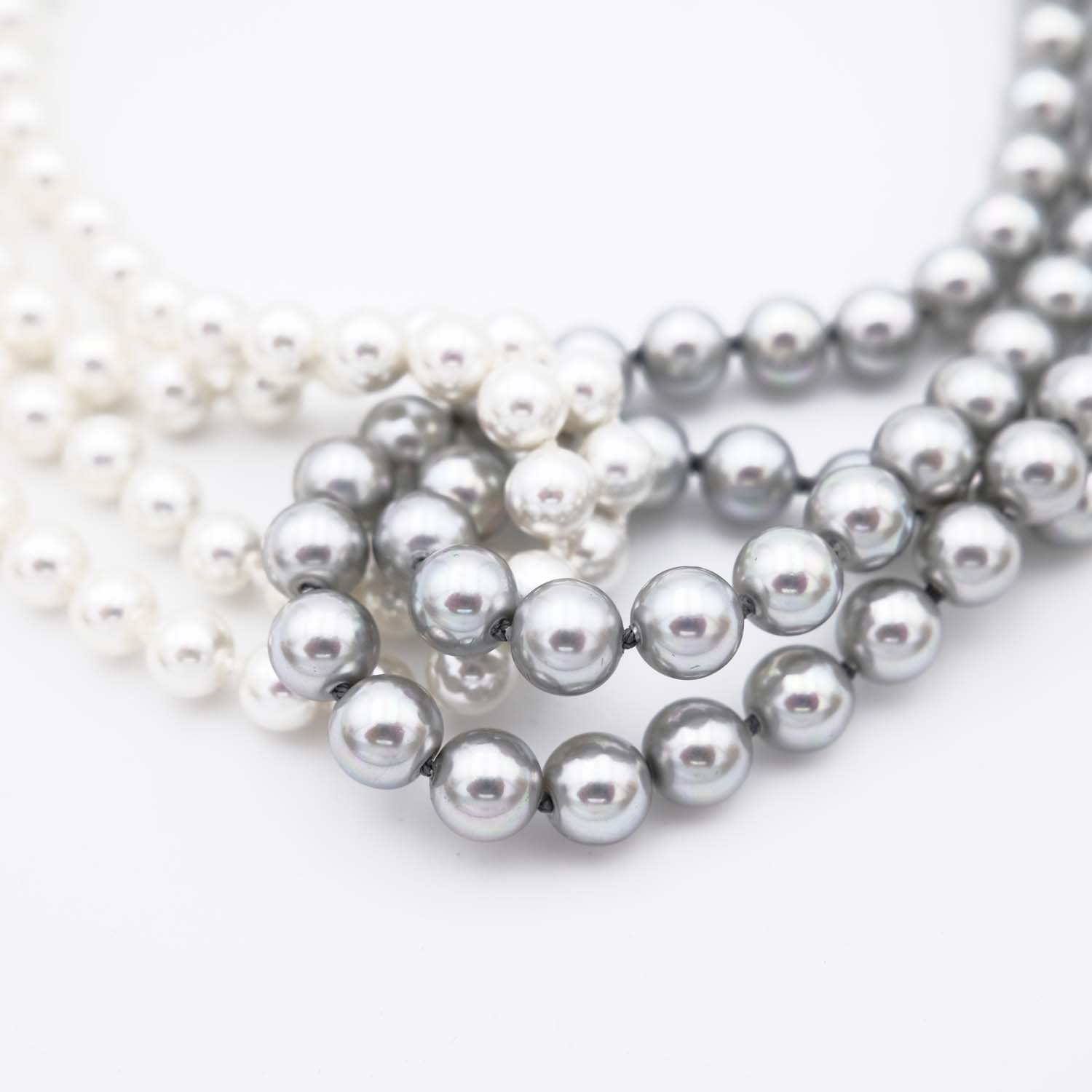 Collier en Perles de Majorque - 6 et 7 mm - Long. 45 cm - Image 6