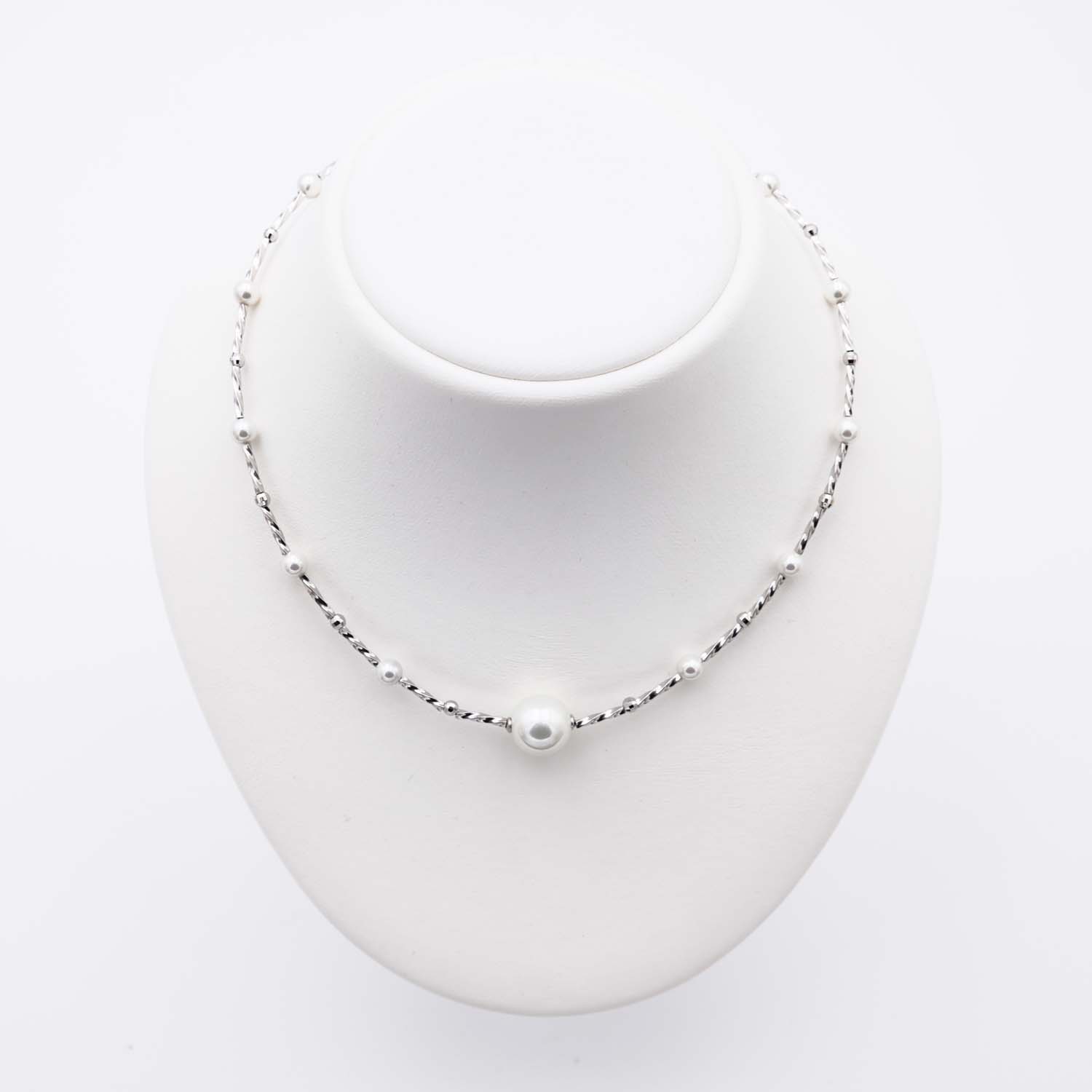 Collier en Perles de Majorque - 5 à 12 mm - Long. 38 à 46 cm - Image 5