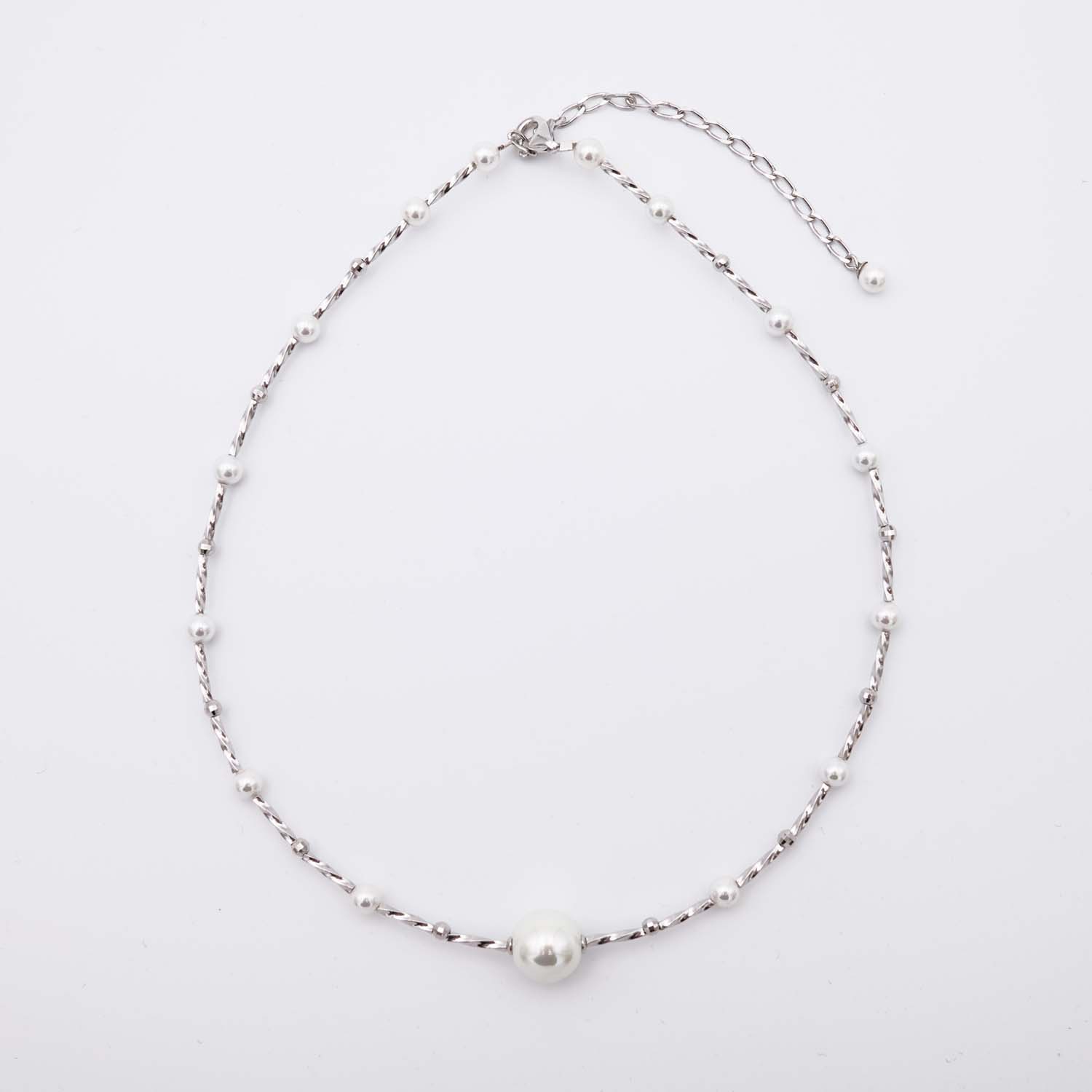 Collier en Perles de Majorque - 5 à 12 mm - Long. 38 à 46 cm - Image 3