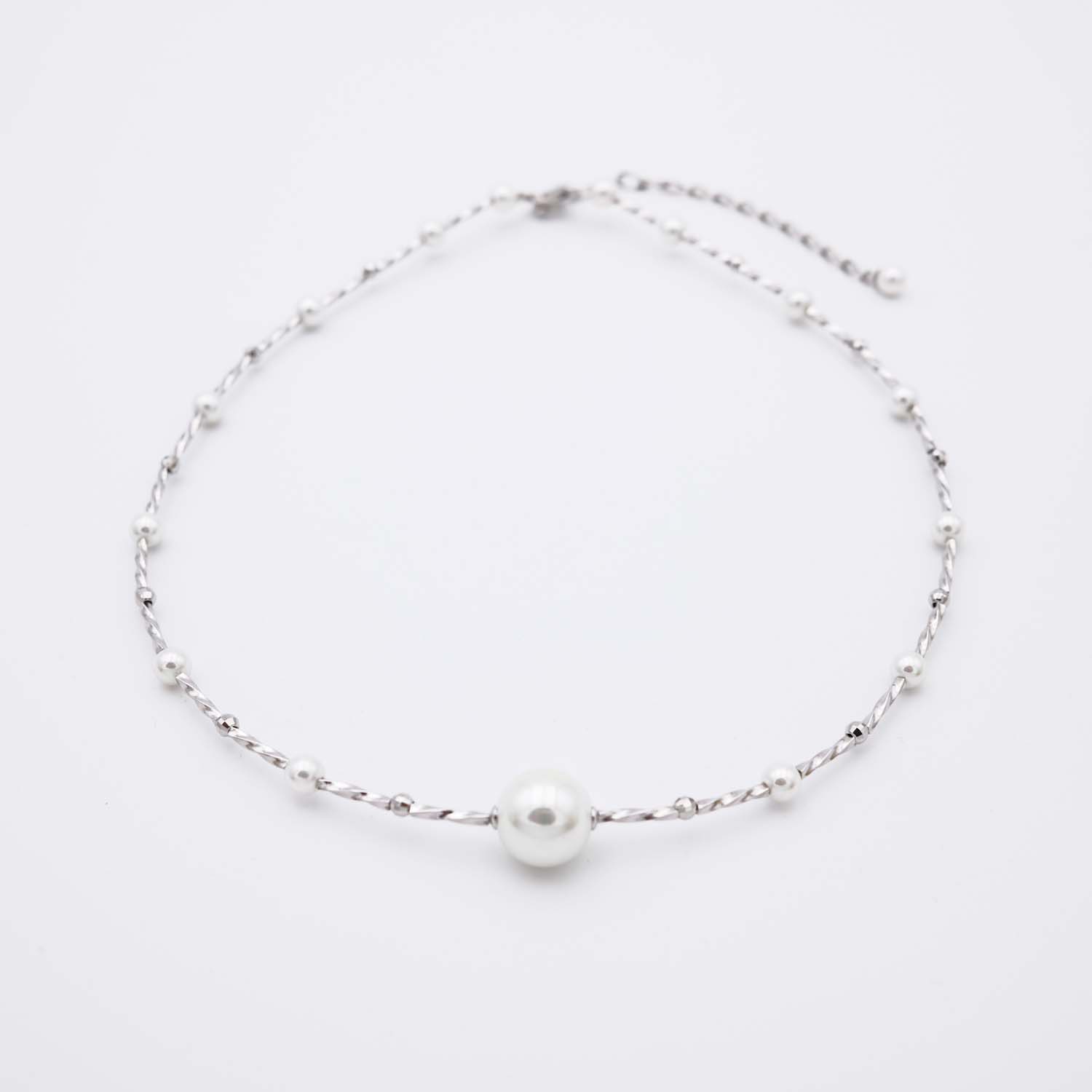 Collier en Perles de Majorque - 5 à 12 mm - Long. 38 à 46 cm - Image 2