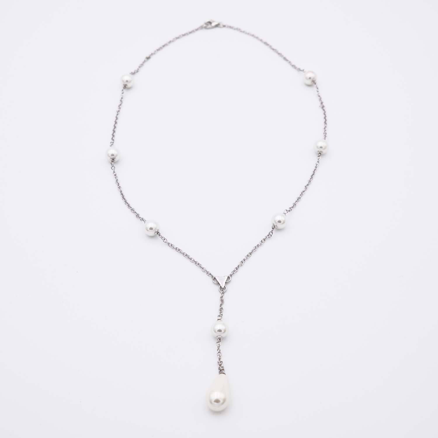 Collier en Perles de Majorque - 8 mm - Long. 45 cm - Image 2