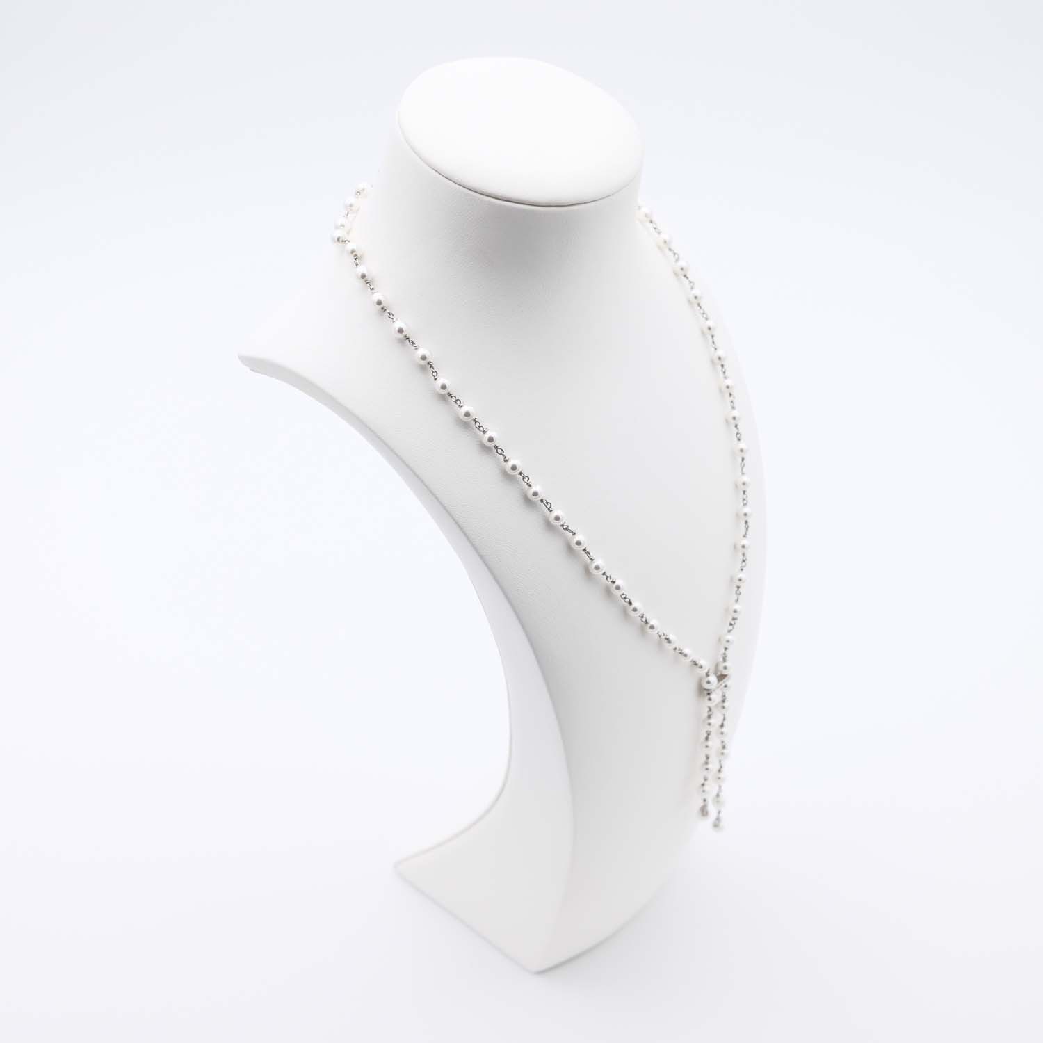 Collier en Perles de Majorque - 4 et 5 mm - Long. 53 à 61 cm - Image 2