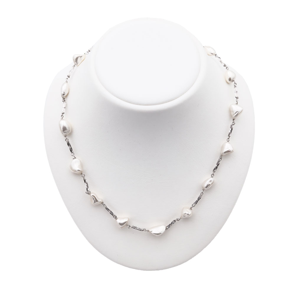 Collier en Perles de Majorque - Long. 45 cm