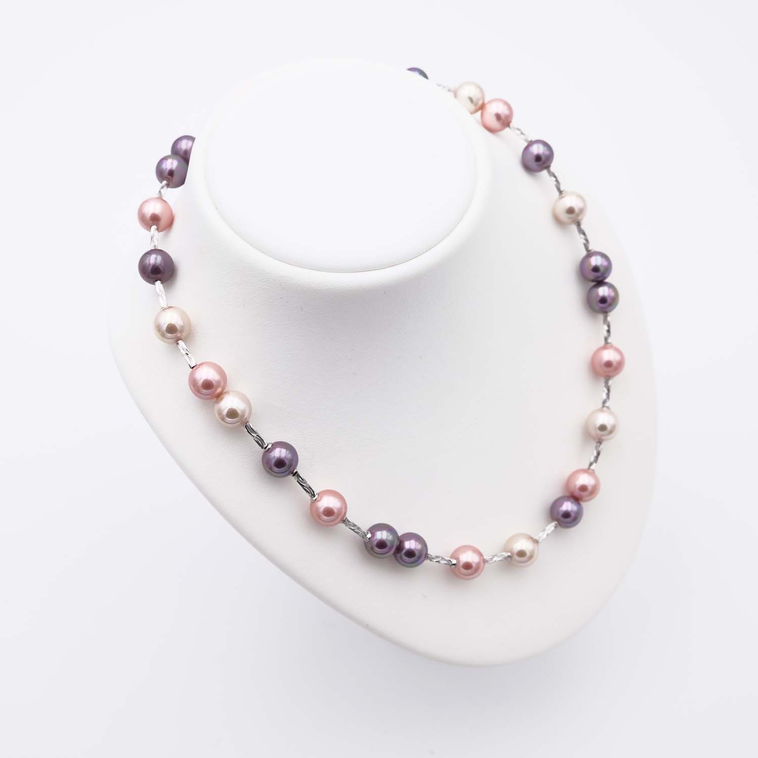 Collier en Perles de Majorque - 10 mm - Long. 43 à 51 cm - Image 6