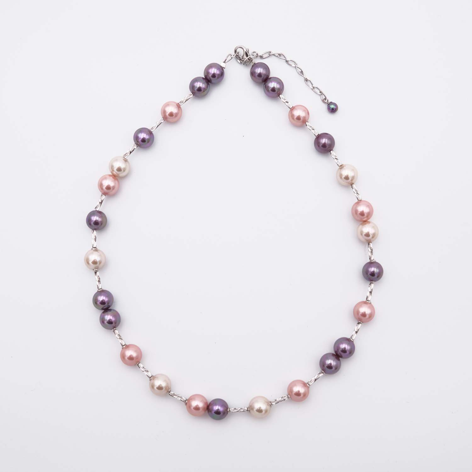 Collier en Perles de Majorque - 10 mm - Long. 43 à 51 cm - Image 5