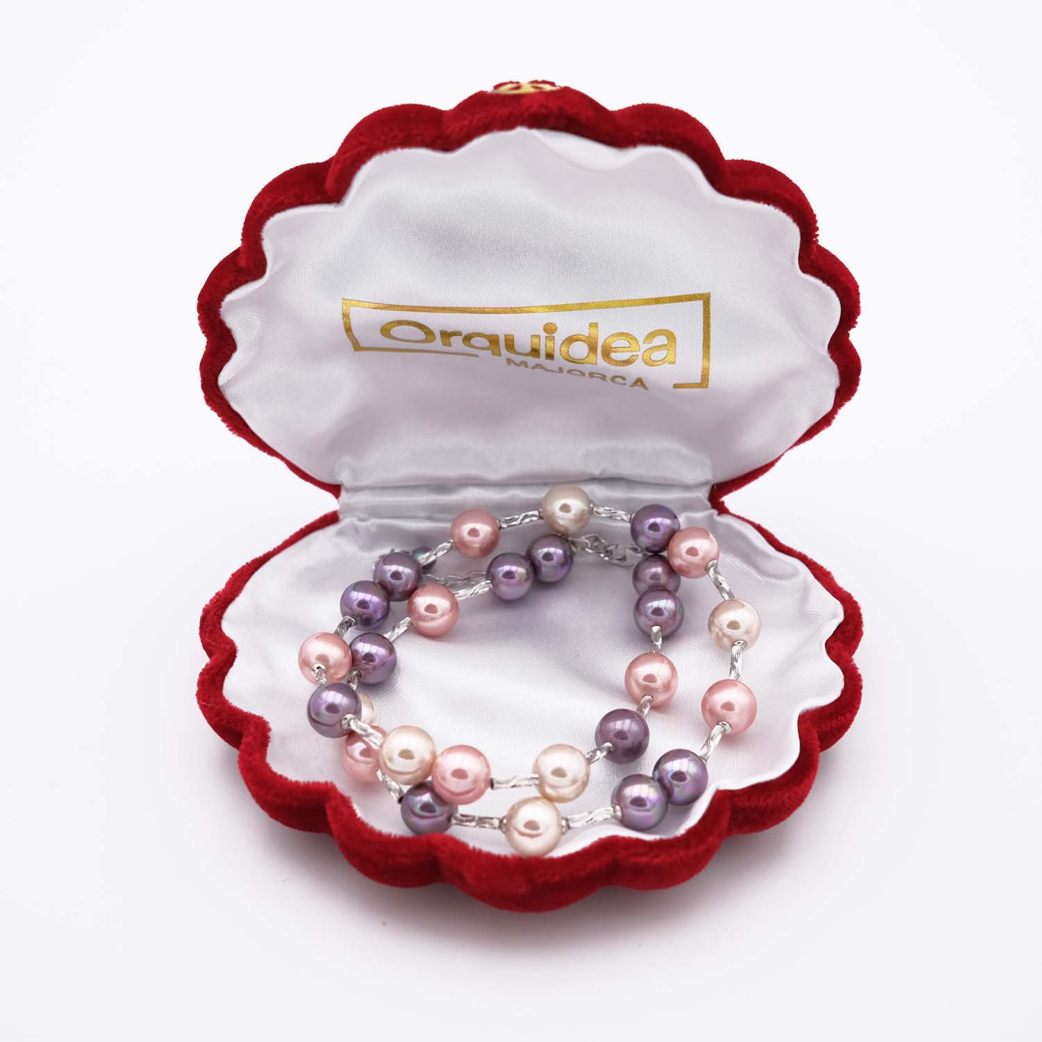 Collier en Perles de Majorque - 10 mm - Long. 43 à 51 cm - Image 2