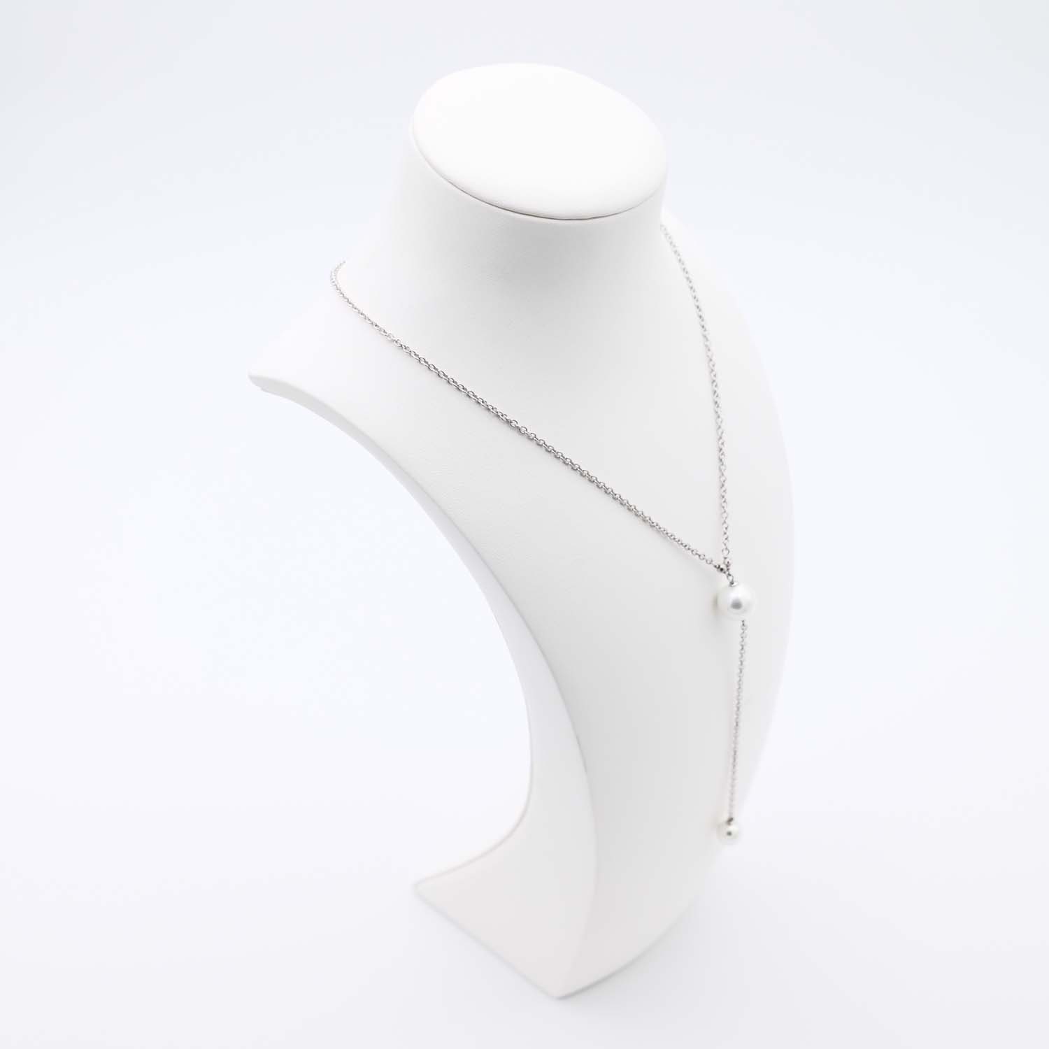 Collier en Perles de Majorque - 9 et 12 mm - Long. 43 cm - Image 3