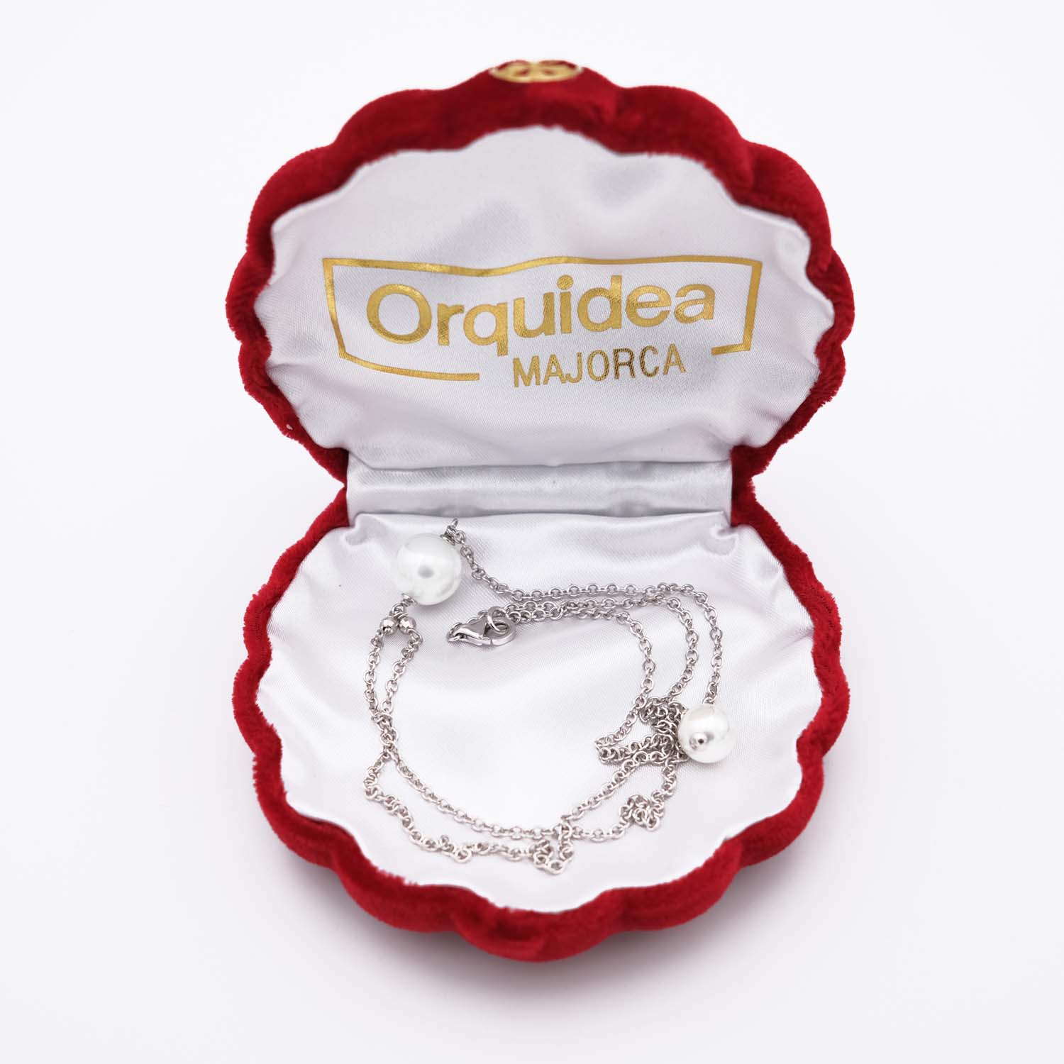 Collier en Perles de Majorque - 9 et 12 mm - Long. 43 cm - Image 7