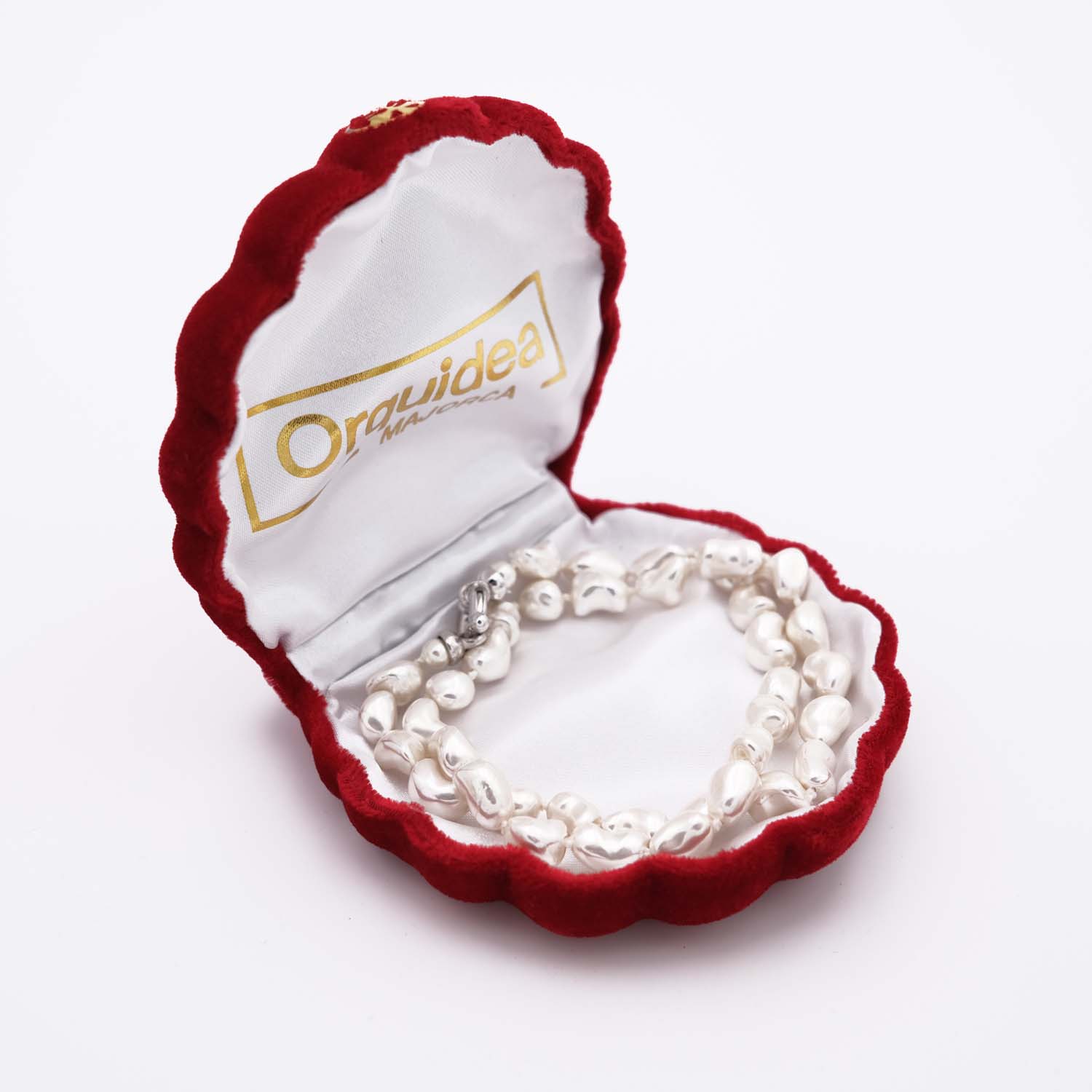 Collier en Perles de Majorque - Long. 45 cm - Image 5