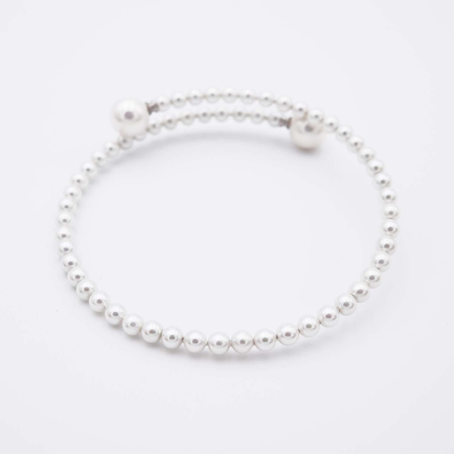 Collier en Perles de Majorque - 5 et 12 mm - Long. ajustable - Image 5