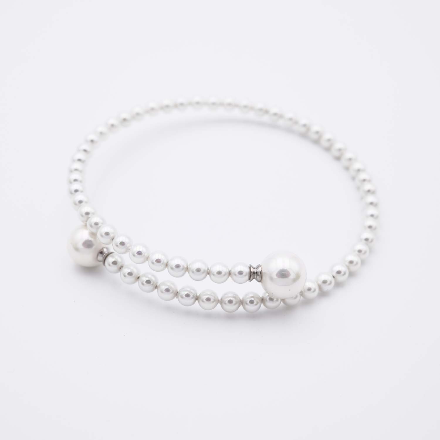 Collier en Perles de Majorque - 5 et 12 mm - Long. ajustable - Image 6