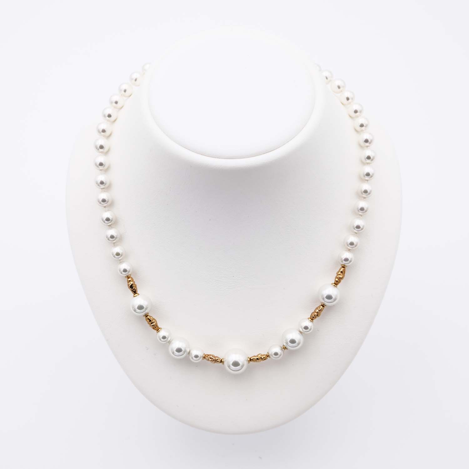 Collier en Perles de Majorque - 7 à 12 mm - Long. 45 cm - Image 4