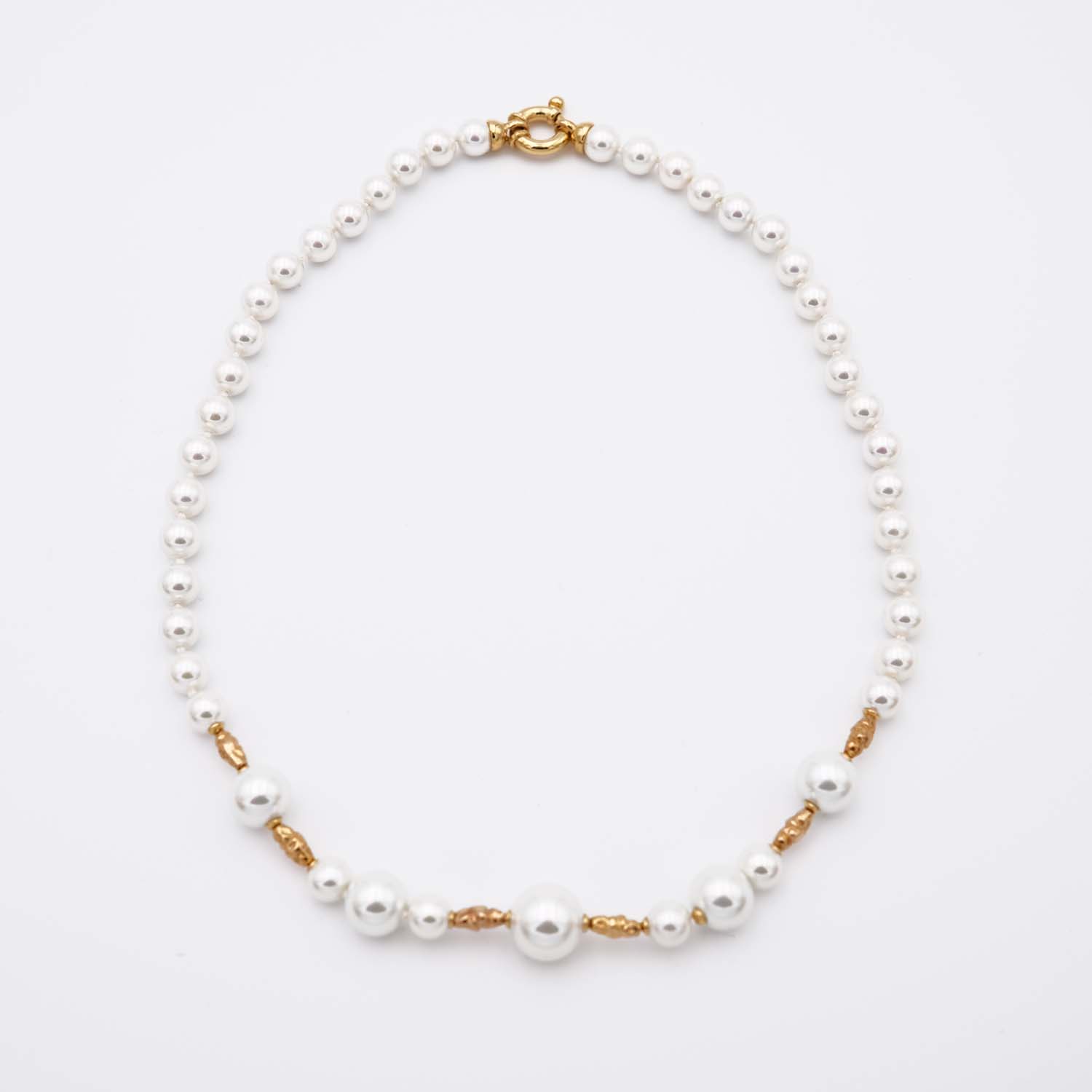 Collier en Perles de Majorque - 7 à 12 mm - Long. 45 cm - Image 5