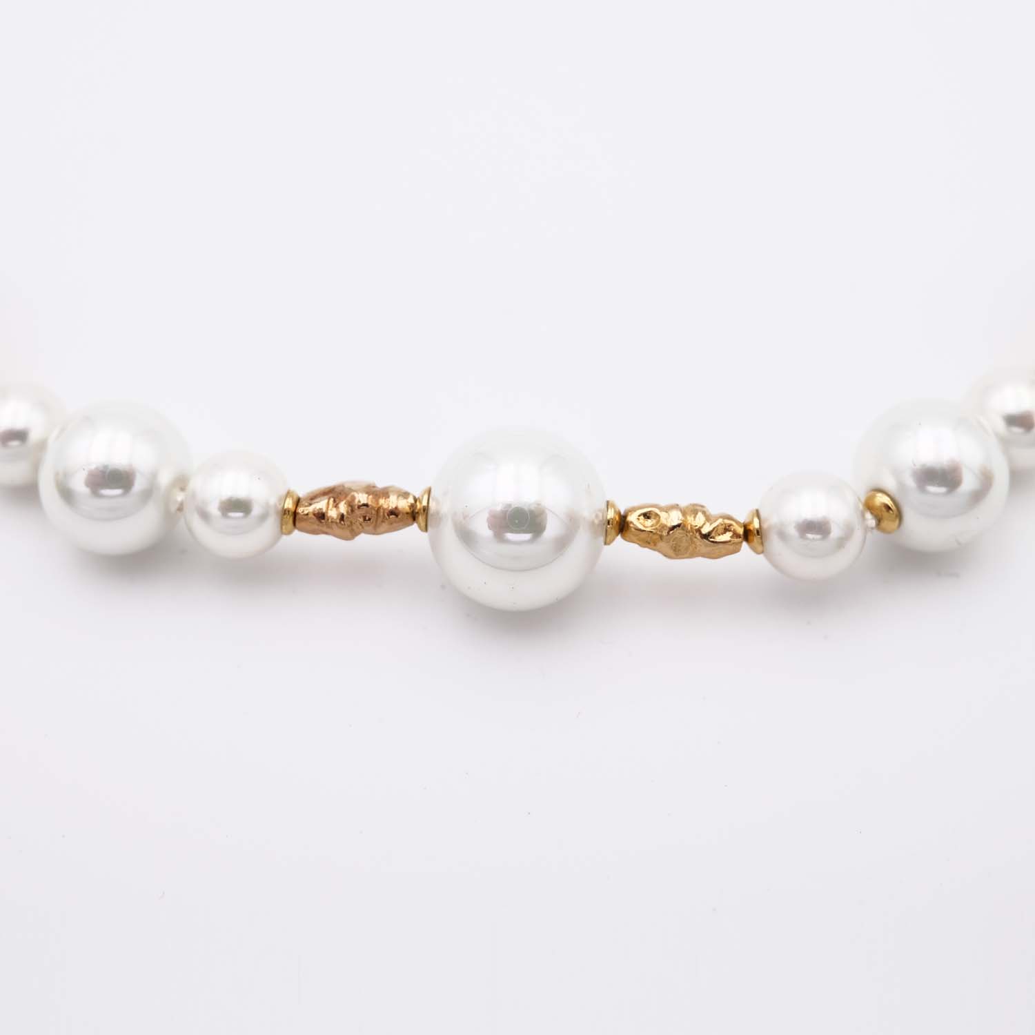 Collier en Perles de Majorque - 7 à 12 mm - Long. 45 cm - Image 6