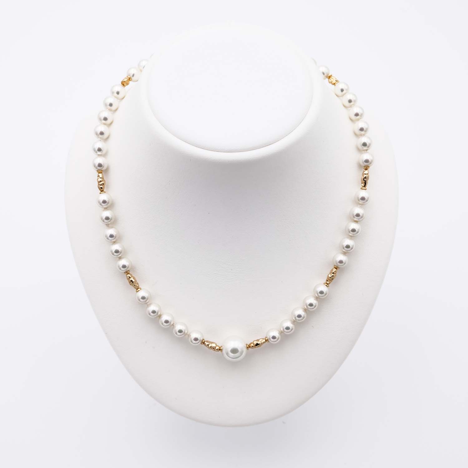 Collier en Perles de Majorque - 7 à 12 mm - Long. 45 cm - Image 3