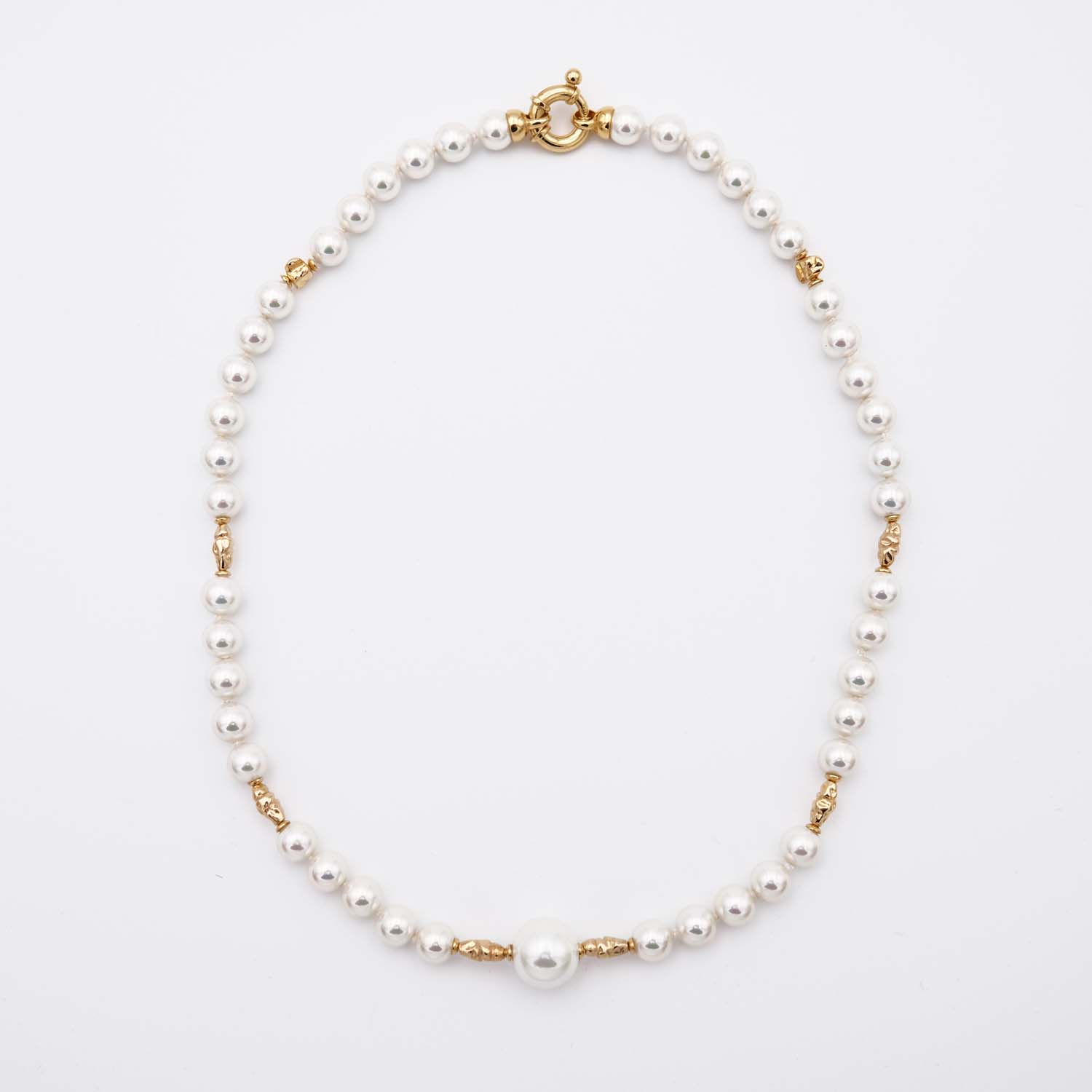 Collier en Perles de Majorque - 7 à 12 mm - Long. 45 cm - Image 2