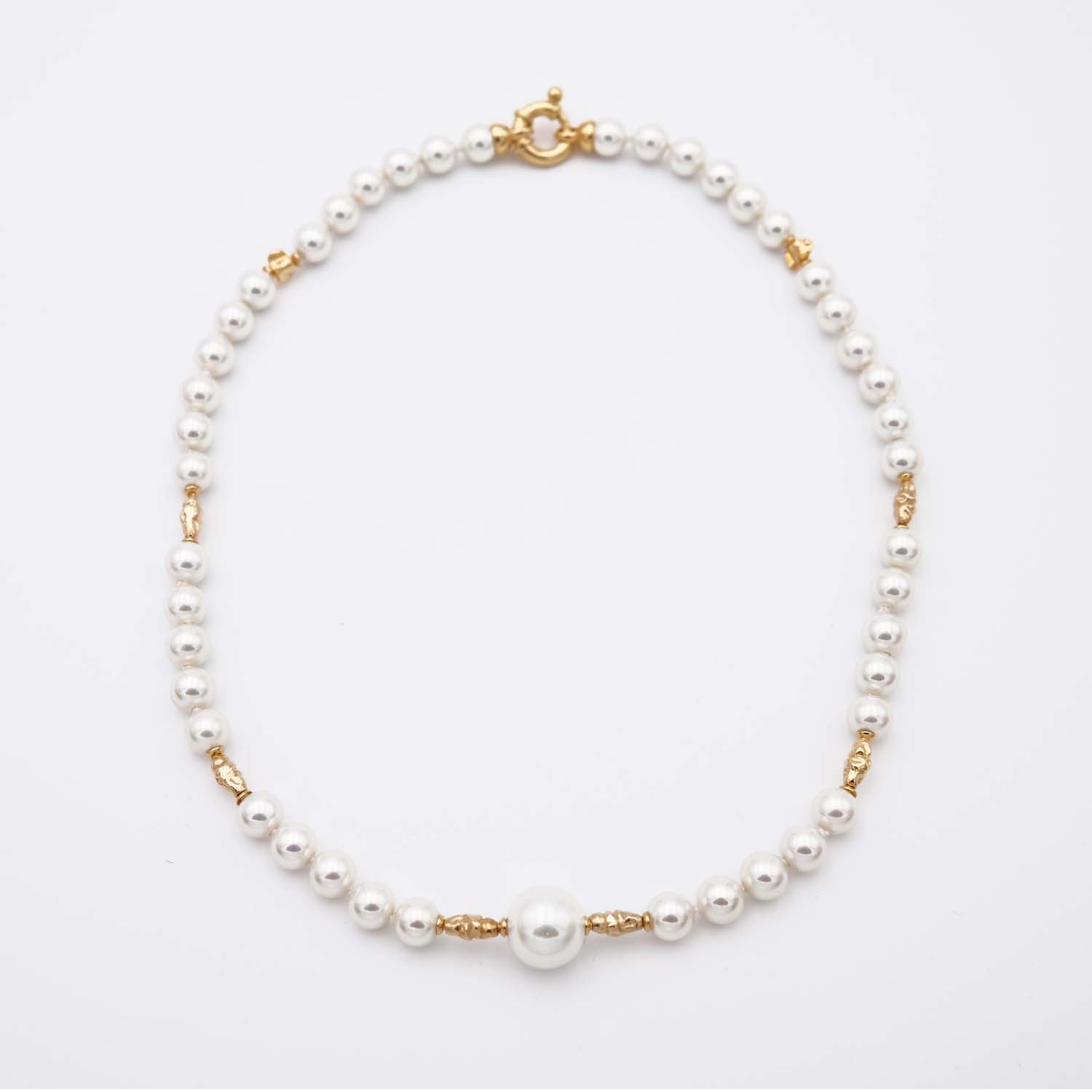 Collier en Perles de Majorque - 7 à 12 mm - Long. 45 cm - Image 5