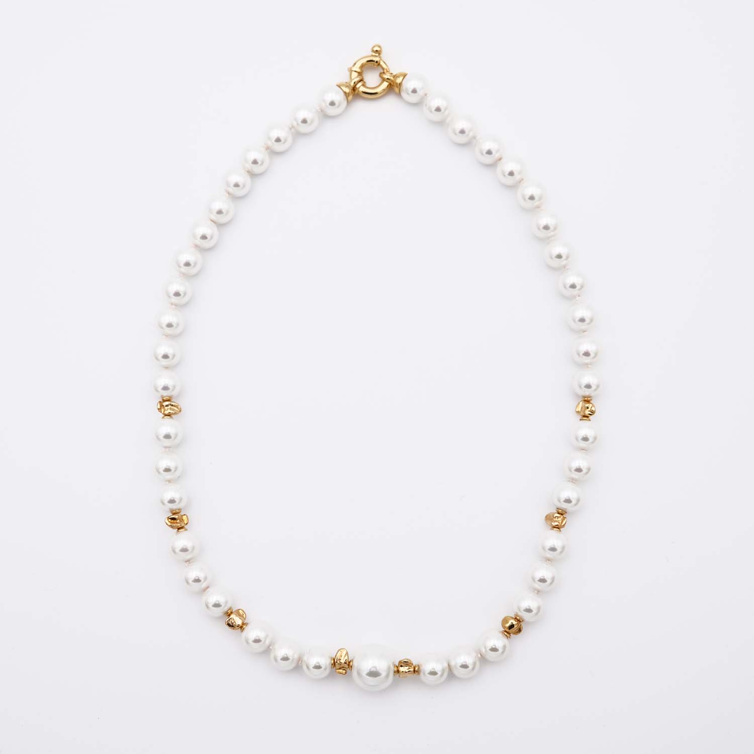 Collier en Perles de Majorque - 7 à 12 mm - Long. 45 cm - Image 4