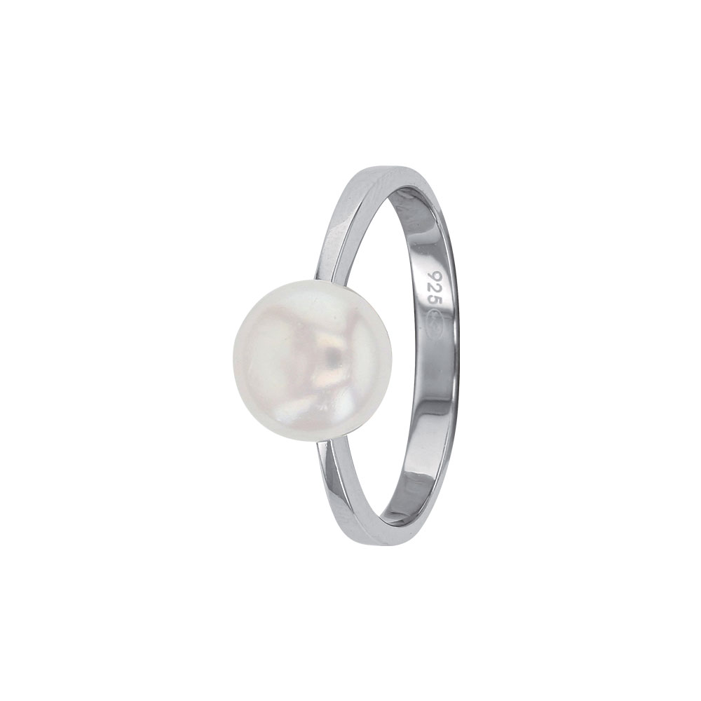 Bague Perle d'Eau Douce - Argent 925 rhodié